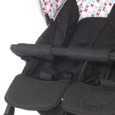 Дитяча коляска для двійні Lorelli Twin BLACK (10020072185)